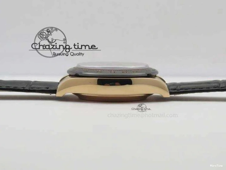 MiroTime 0326 Comfortable Daytona 116515 Noob 1:1 Best Edition Black RG Dial On Black Leather Strap A 3788